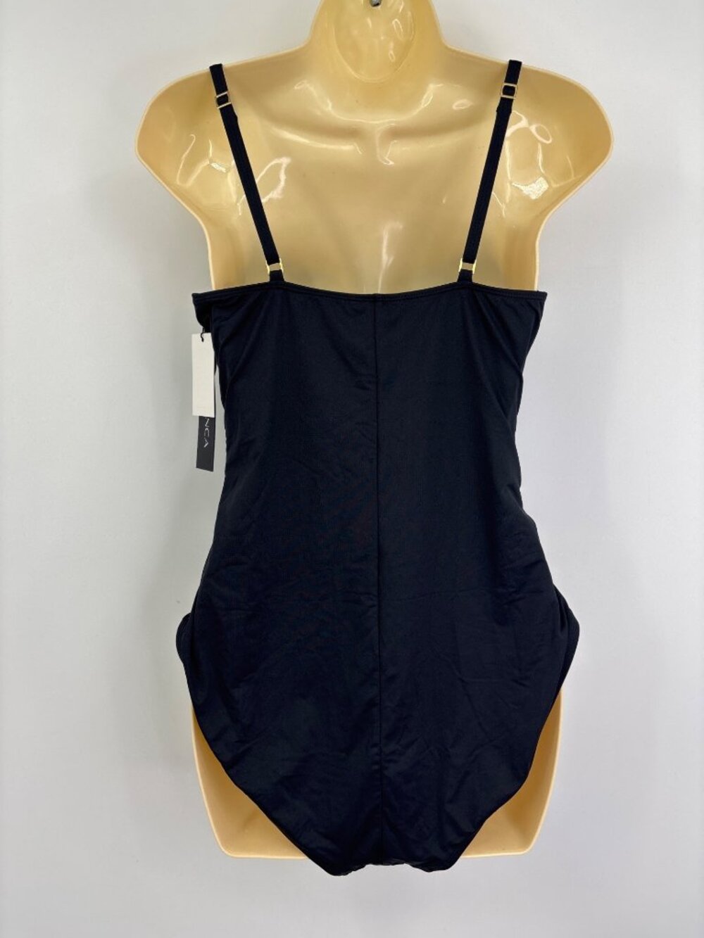 La Blanca Island Goddess One Piece Swimsuit Black Size 16 NEW - Picture 6 of 7